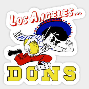 Defunct Los Angeles Dons Football 1949 Sticker